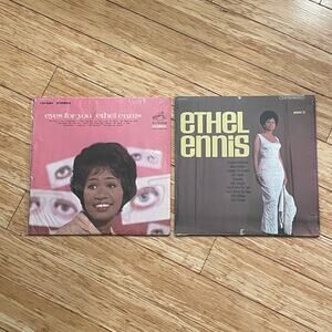 Lot of (2) Ethel Ennis LPs Vintage Vinyl Records jazz vocal